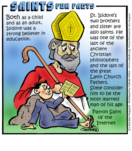 St. Isidore of Seville Fun Fact Image