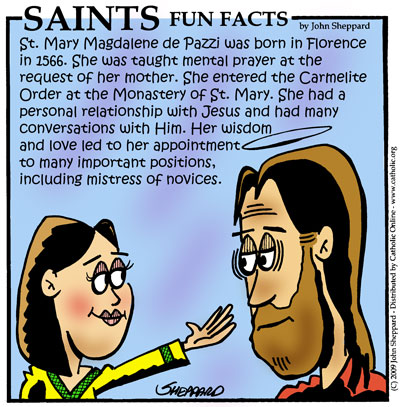 St. Mary Magdalene de Pazzi Fun Fact Image